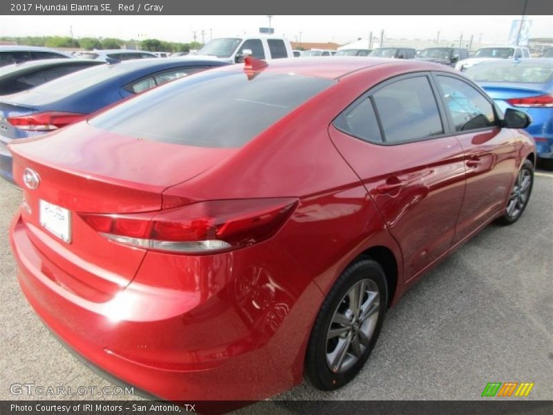 Red / Gray 2017 Hyundai Elantra SE