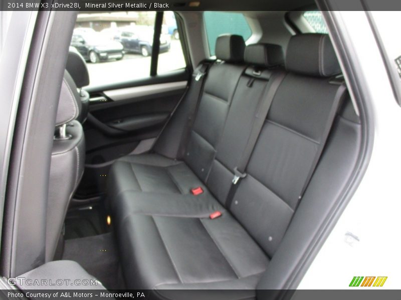 Mineral Silver Metallic / Black 2014 BMW X3 xDrive28i