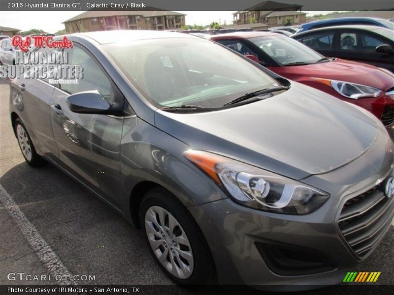 Galactic Gray / Black 2016 Hyundai Elantra GT