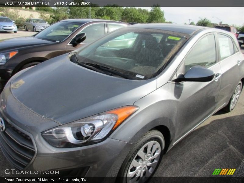 Galactic Gray / Black 2016 Hyundai Elantra GT