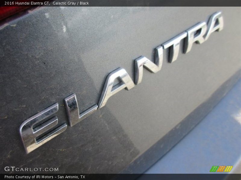 Galactic Gray / Black 2016 Hyundai Elantra GT