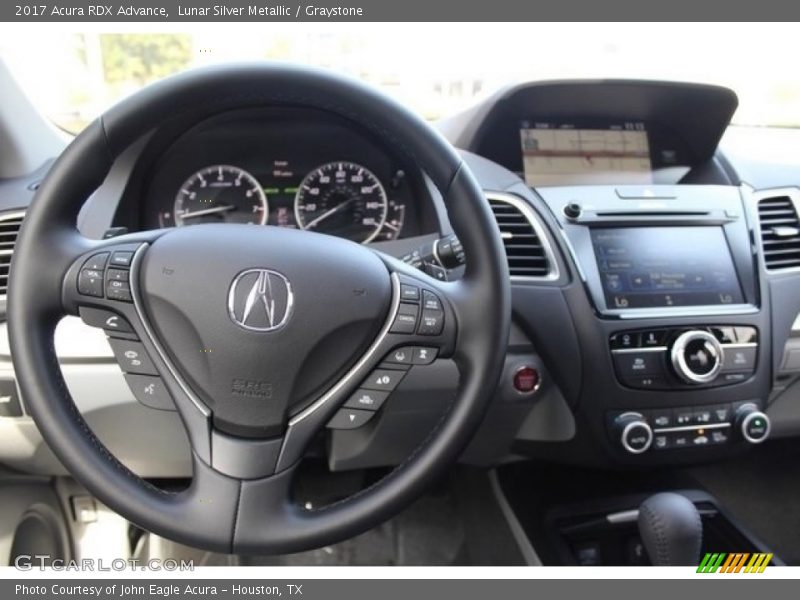 Lunar Silver Metallic / Graystone 2017 Acura RDX Advance