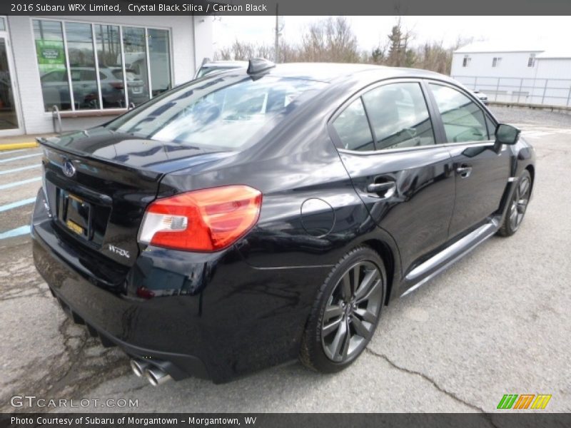 Crystal Black Silica / Carbon Black 2016 Subaru WRX Limited