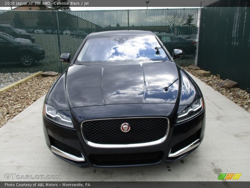 Celestial Black / Jet 2016 Jaguar XF 35t AWD