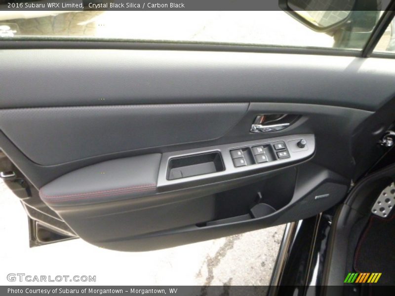 Crystal Black Silica / Carbon Black 2016 Subaru WRX Limited