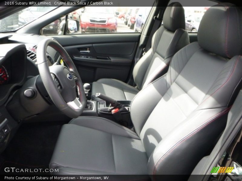 Crystal Black Silica / Carbon Black 2016 Subaru WRX Limited