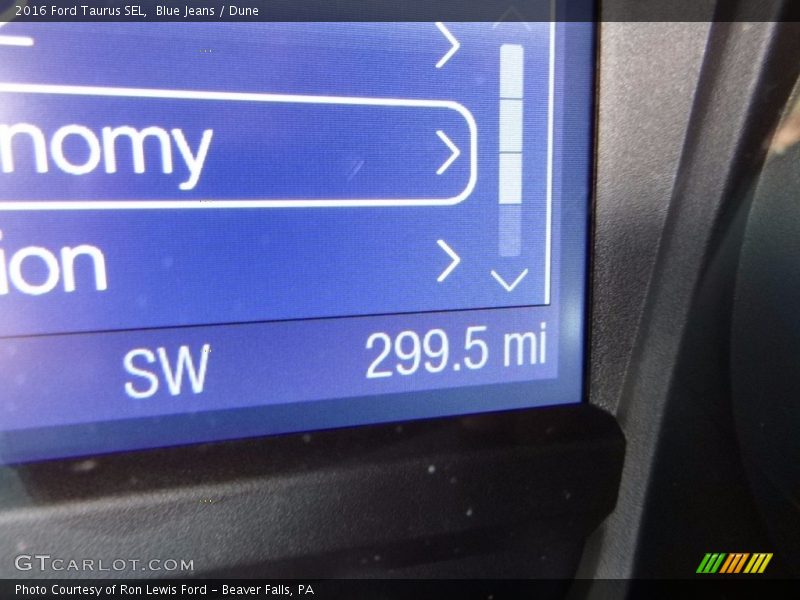 Blue Jeans / Dune 2016 Ford Taurus SEL