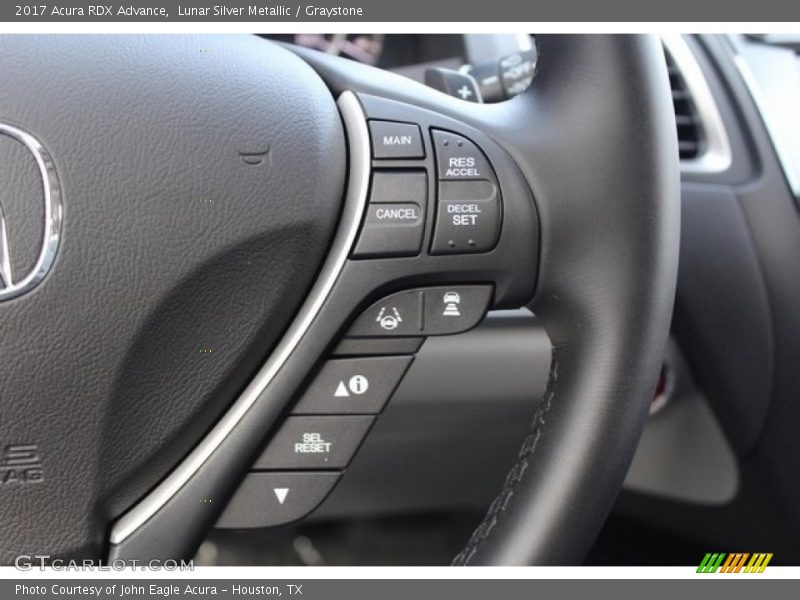 Lunar Silver Metallic / Graystone 2017 Acura RDX Advance