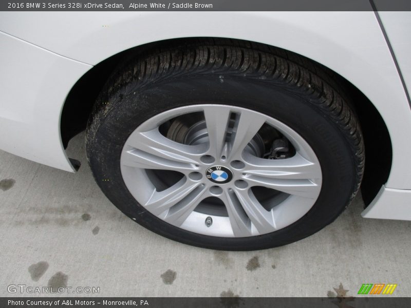 Alpine White / Saddle Brown 2016 BMW 3 Series 328i xDrive Sedan