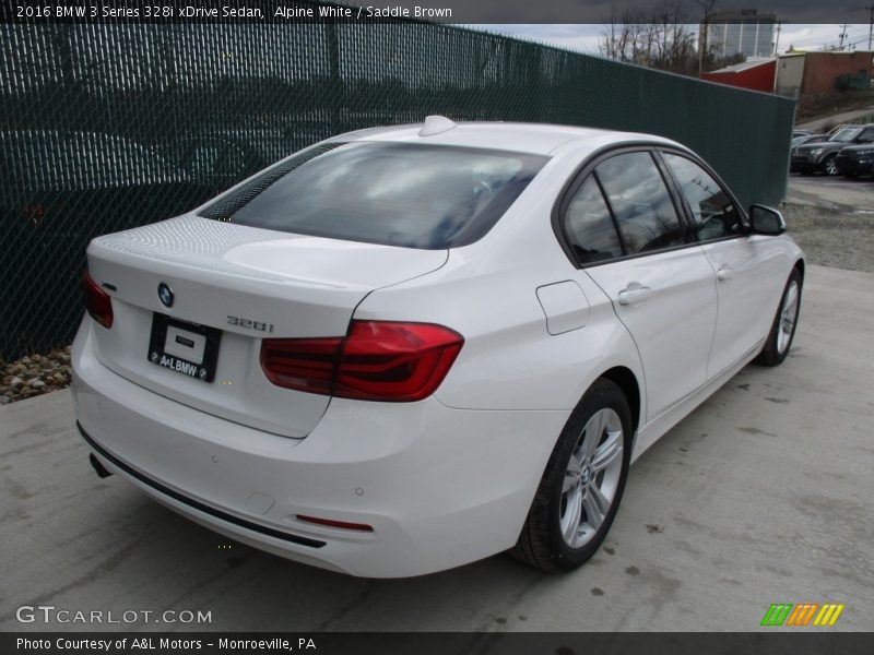 Alpine White / Saddle Brown 2016 BMW 3 Series 328i xDrive Sedan