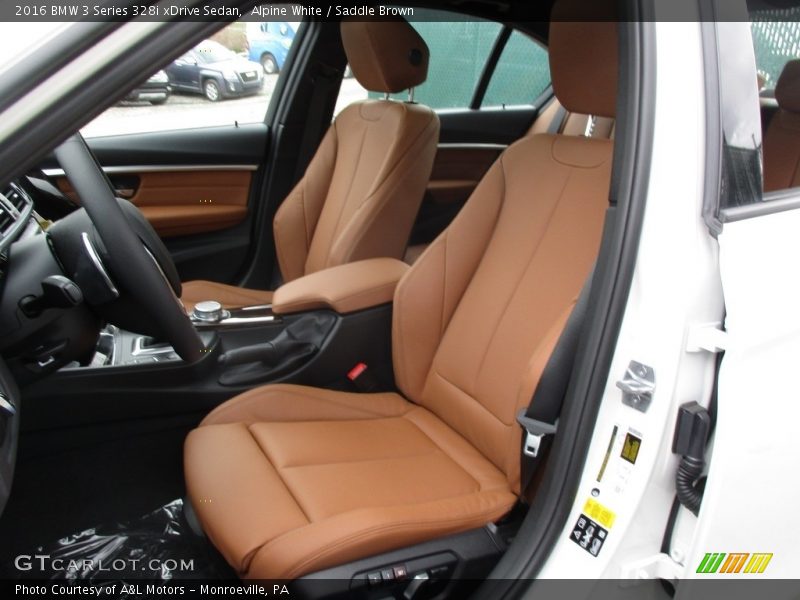 Alpine White / Saddle Brown 2016 BMW 3 Series 328i xDrive Sedan
