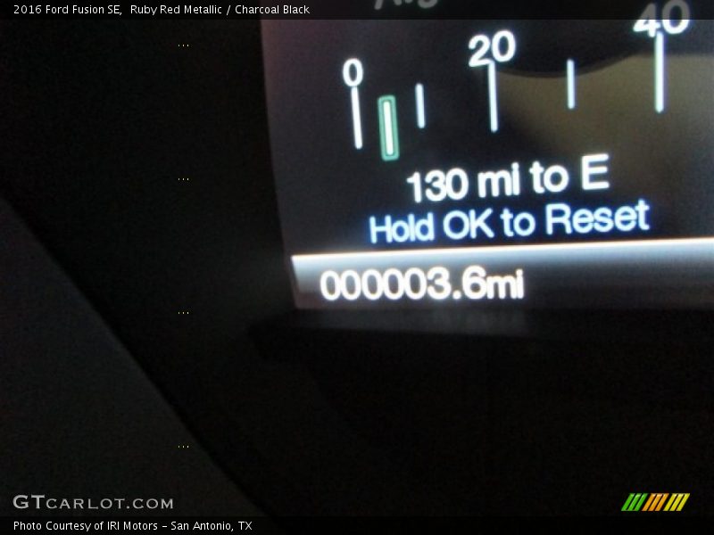 Ruby Red Metallic / Charcoal Black 2016 Ford Fusion SE