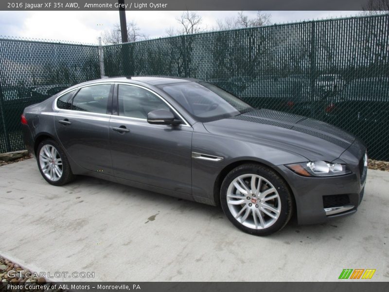 Ammonite Grey / Light Oyster 2016 Jaguar XF 35t AWD