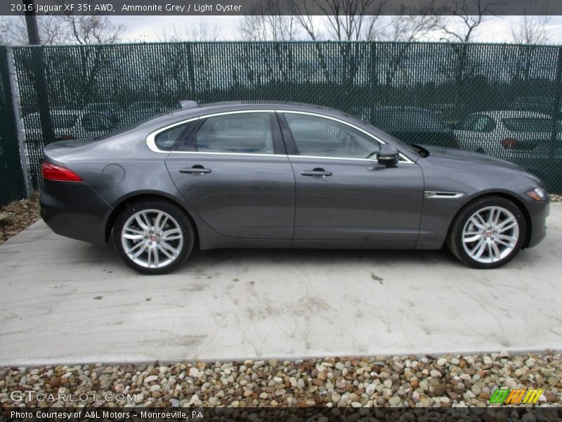 Ammonite Grey / Light Oyster 2016 Jaguar XF 35t AWD