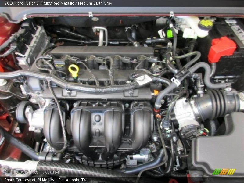 Ruby Red Metallic / Medium Earth Gray 2016 Ford Fusion S