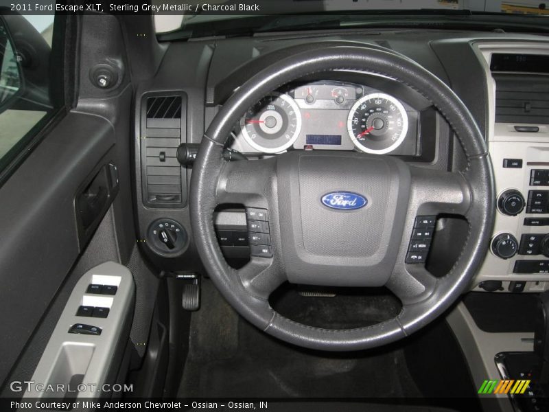 Sterling Grey Metallic / Charcoal Black 2011 Ford Escape XLT
