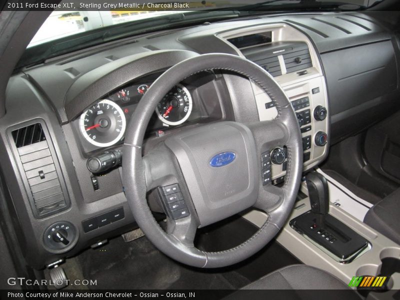 Sterling Grey Metallic / Charcoal Black 2011 Ford Escape XLT