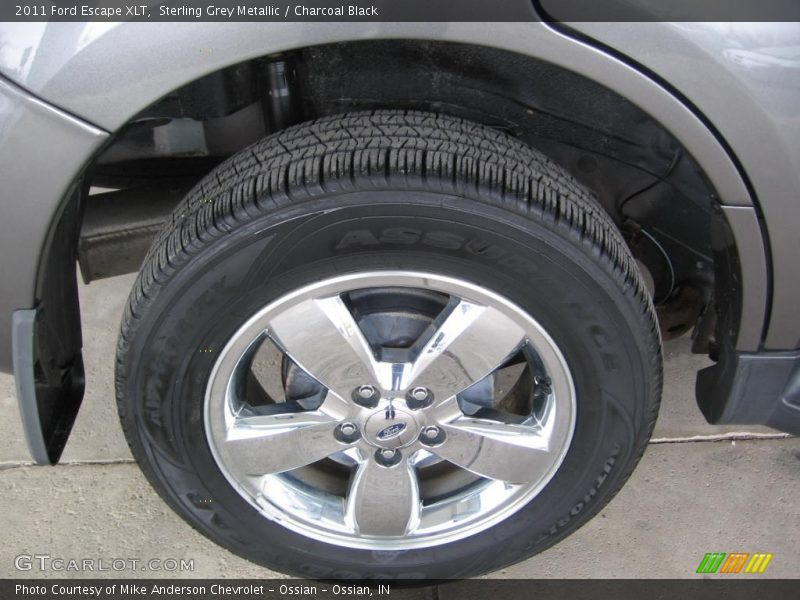 Sterling Grey Metallic / Charcoal Black 2011 Ford Escape XLT