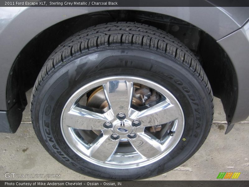 Sterling Grey Metallic / Charcoal Black 2011 Ford Escape XLT
