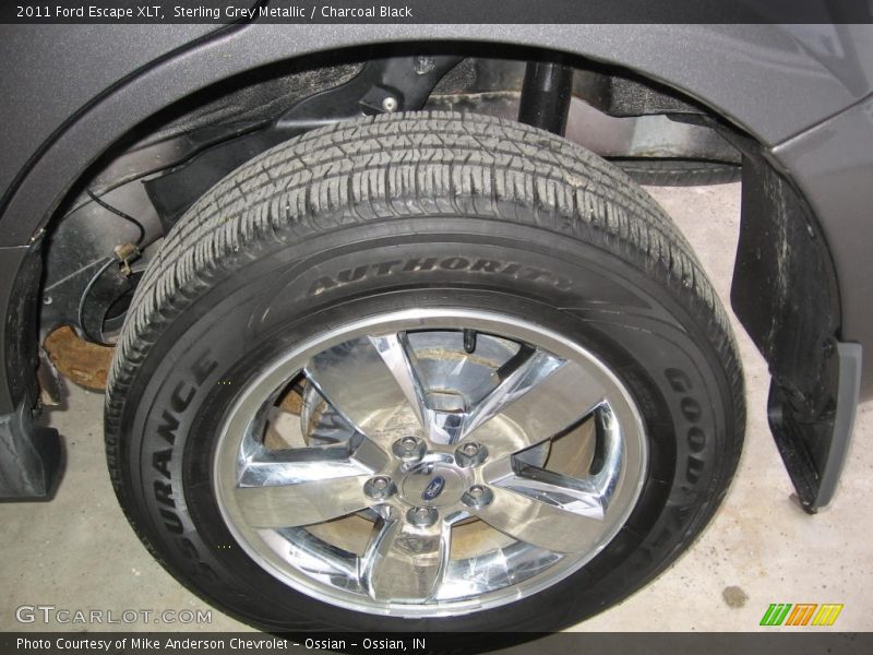 Sterling Grey Metallic / Charcoal Black 2011 Ford Escape XLT