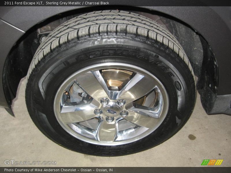 Sterling Grey Metallic / Charcoal Black 2011 Ford Escape XLT