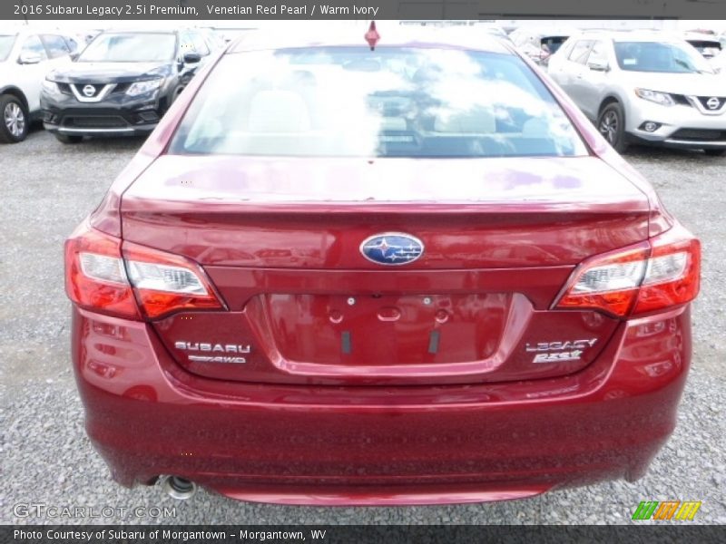 Venetian Red Pearl / Warm Ivory 2016 Subaru Legacy 2.5i Premium