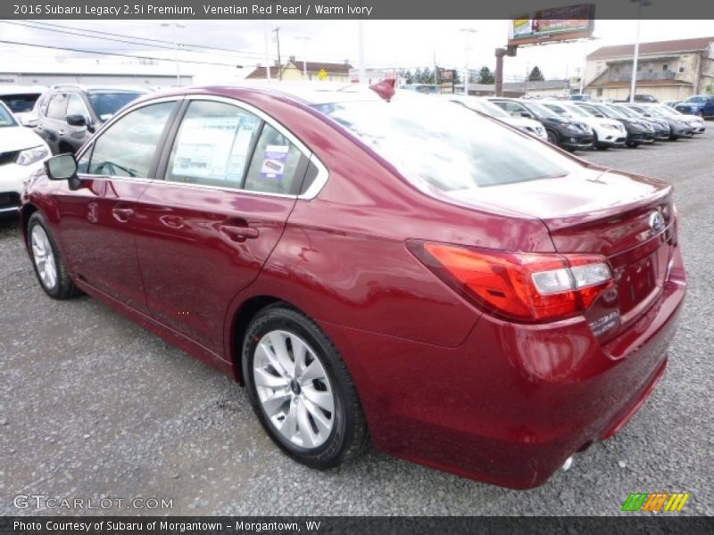 Venetian Red Pearl / Warm Ivory 2016 Subaru Legacy 2.5i Premium