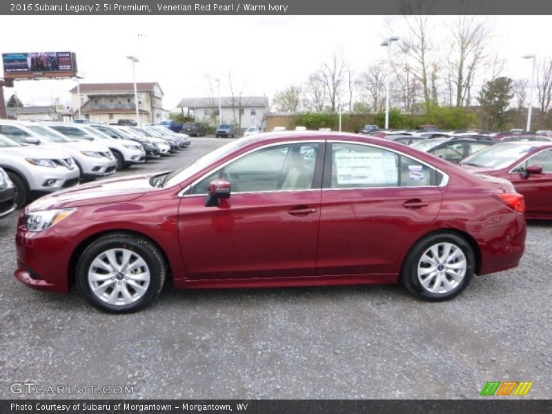 Venetian Red Pearl / Warm Ivory 2016 Subaru Legacy 2.5i Premium