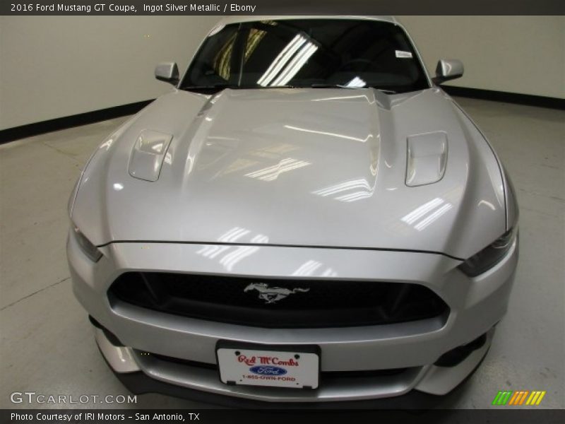 Ingot Silver Metallic / Ebony 2016 Ford Mustang GT Coupe
