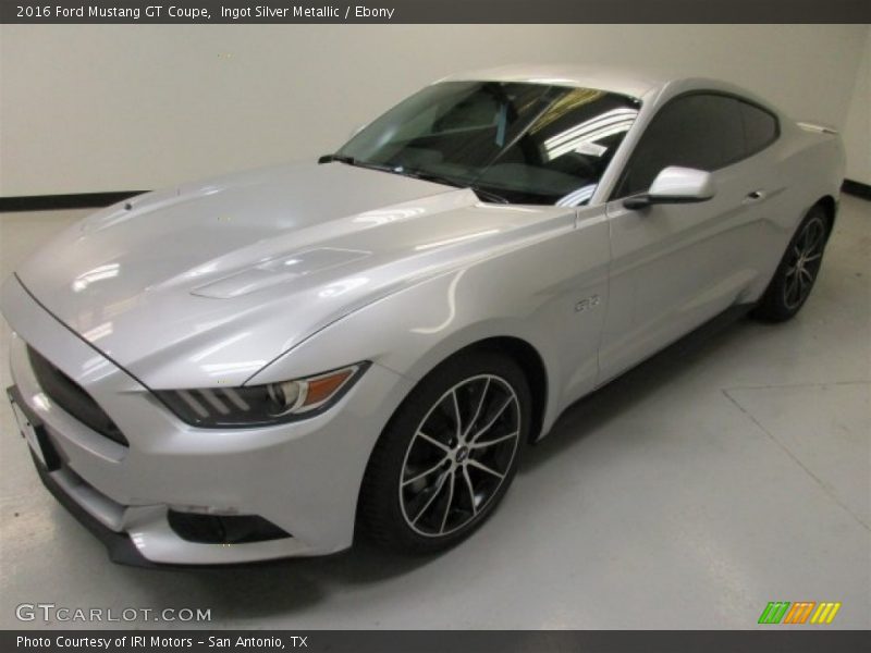 Ingot Silver Metallic / Ebony 2016 Ford Mustang GT Coupe