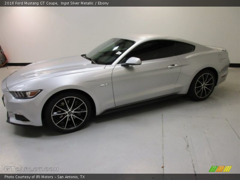 Ingot Silver Metallic / Ebony 2016 Ford Mustang GT Coupe