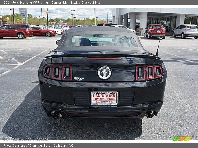 Black / Charcoal Black 2014 Ford Mustang V6 Premium Convertible
