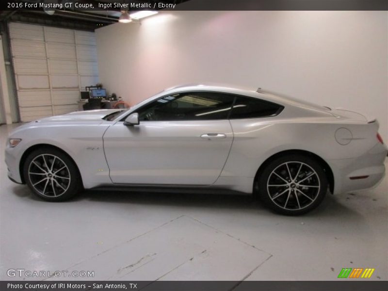Ingot Silver Metallic / Ebony 2016 Ford Mustang GT Coupe