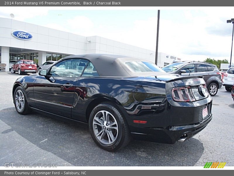 Black / Charcoal Black 2014 Ford Mustang V6 Premium Convertible