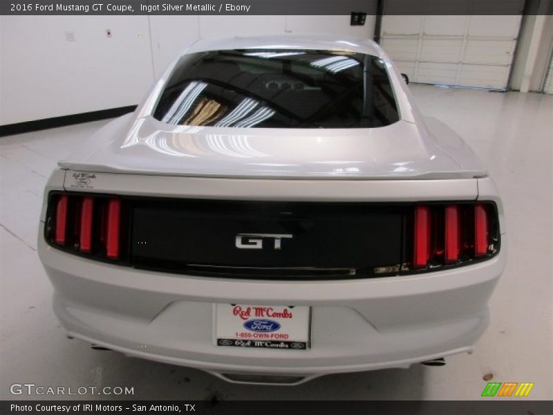 Ingot Silver Metallic / Ebony 2016 Ford Mustang GT Coupe
