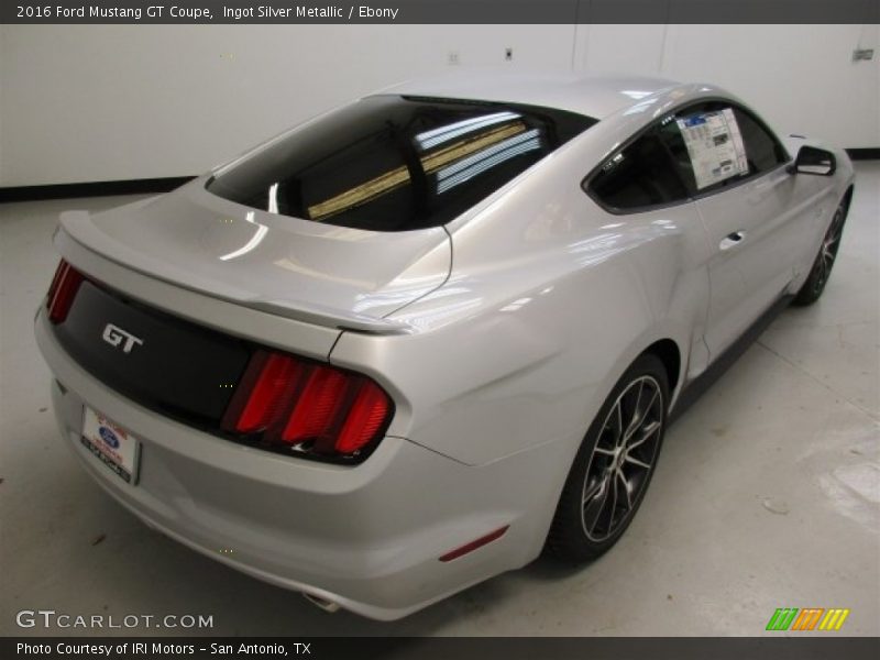 Ingot Silver Metallic / Ebony 2016 Ford Mustang GT Coupe