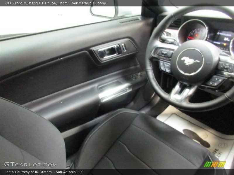 Ingot Silver Metallic / Ebony 2016 Ford Mustang GT Coupe