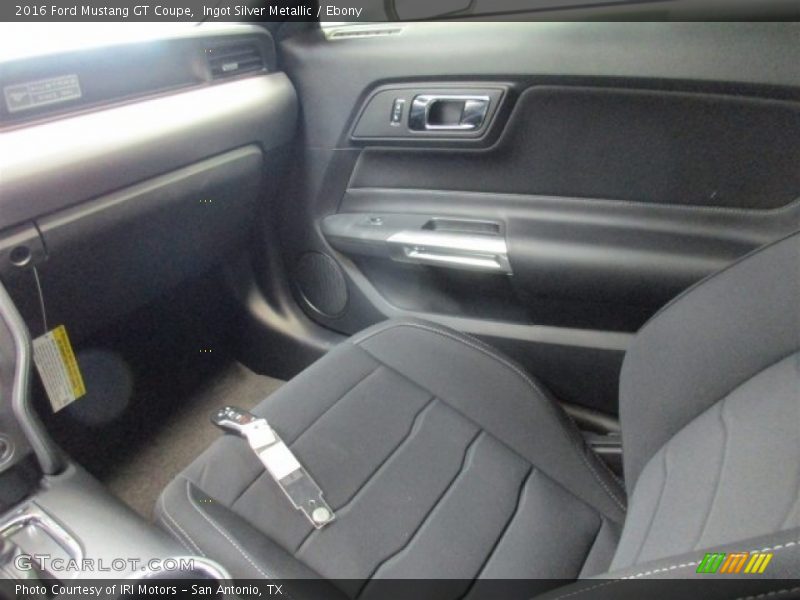 Ingot Silver Metallic / Ebony 2016 Ford Mustang GT Coupe