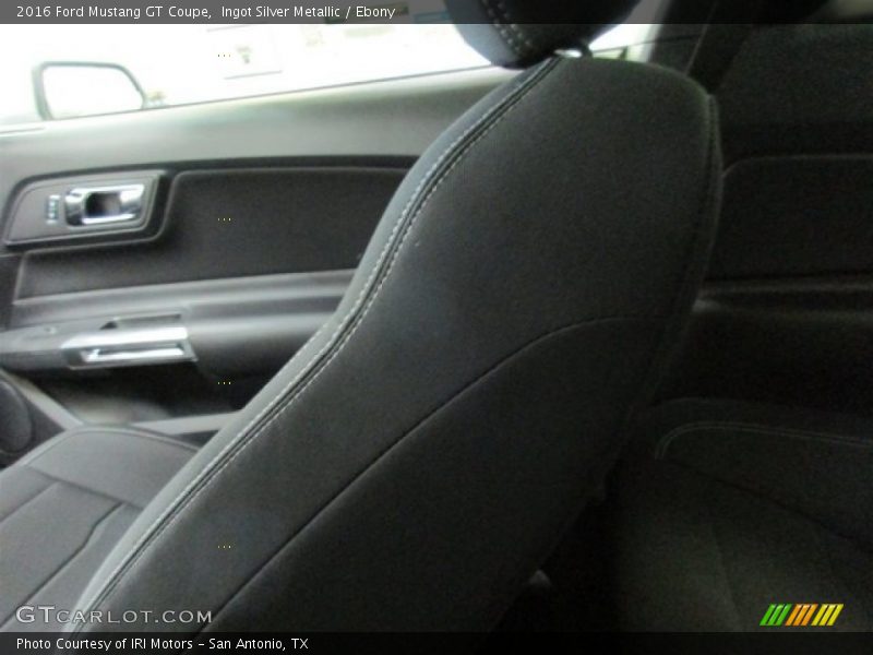 Ingot Silver Metallic / Ebony 2016 Ford Mustang GT Coupe