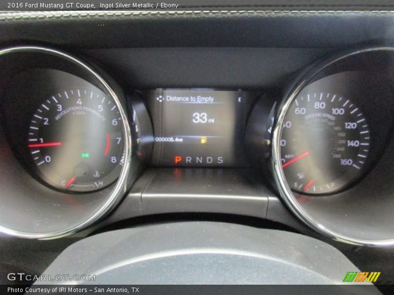 Ingot Silver Metallic / Ebony 2016 Ford Mustang GT Coupe