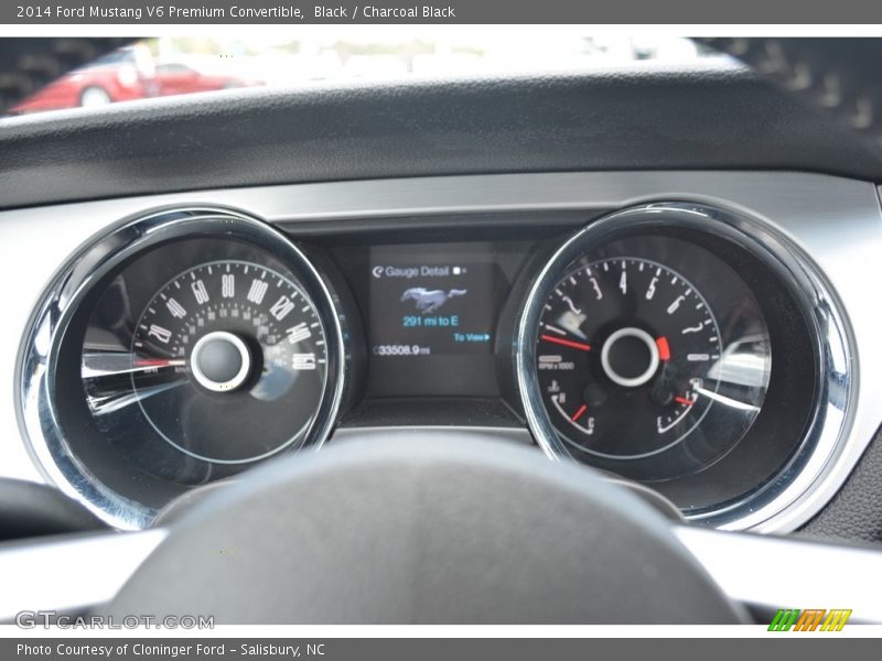 Black / Charcoal Black 2014 Ford Mustang V6 Premium Convertible