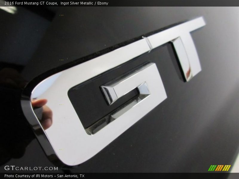Ingot Silver Metallic / Ebony 2016 Ford Mustang GT Coupe