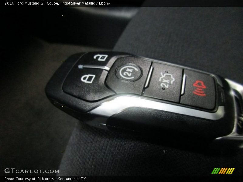 Ingot Silver Metallic / Ebony 2016 Ford Mustang GT Coupe