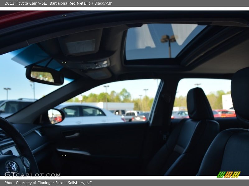 Barcelona Red Metallic / Black/Ash 2012 Toyota Camry SE