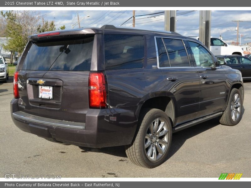 Slate Gray Metallic / Jet Black 2015 Chevrolet Tahoe LTZ 4WD