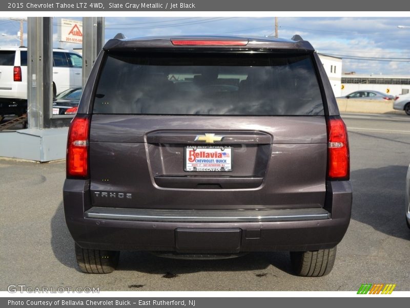 Slate Gray Metallic / Jet Black 2015 Chevrolet Tahoe LTZ 4WD