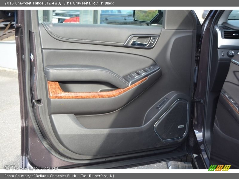 Slate Gray Metallic / Jet Black 2015 Chevrolet Tahoe LTZ 4WD