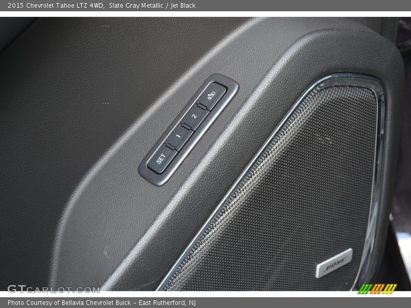 Slate Gray Metallic / Jet Black 2015 Chevrolet Tahoe LTZ 4WD
