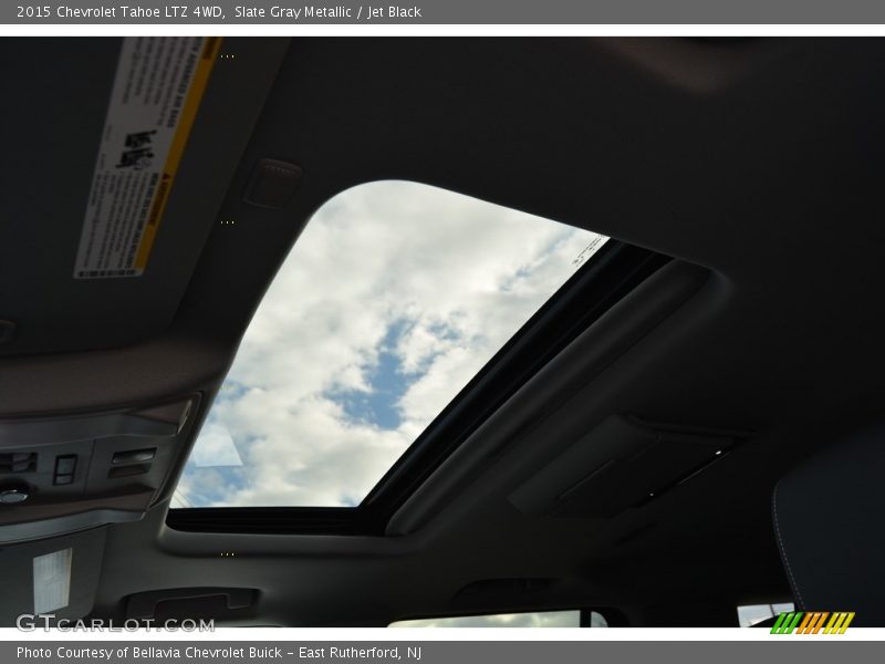 Slate Gray Metallic / Jet Black 2015 Chevrolet Tahoe LTZ 4WD