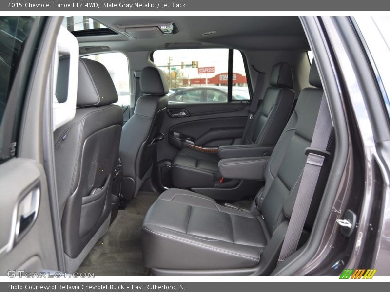 Slate Gray Metallic / Jet Black 2015 Chevrolet Tahoe LTZ 4WD